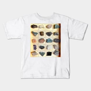 Showcase of classified rare and geological stones Kids T-Shirt